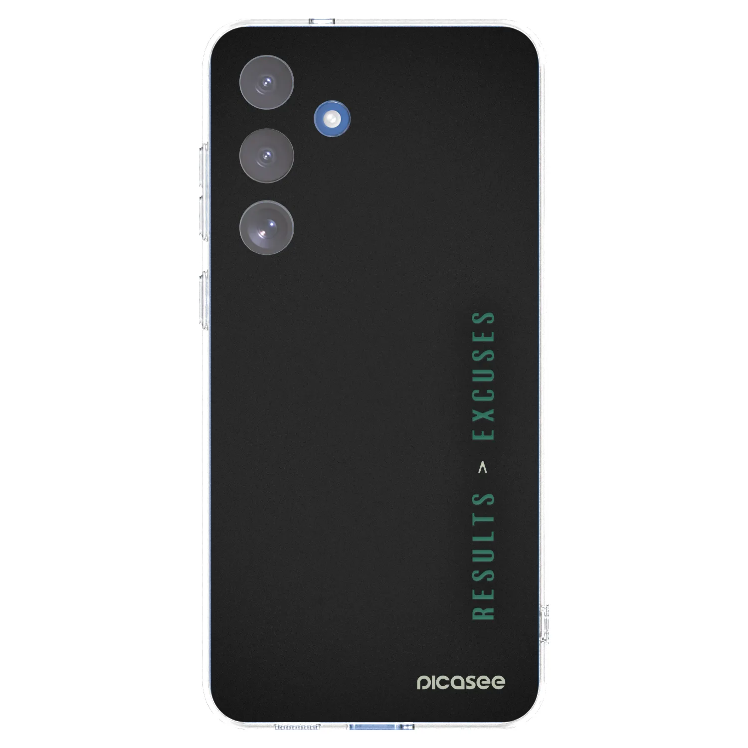 Picasee silikonowe przeźroczyste etui na Samsung Galaxy S25 FE 5G - Results x Excuses