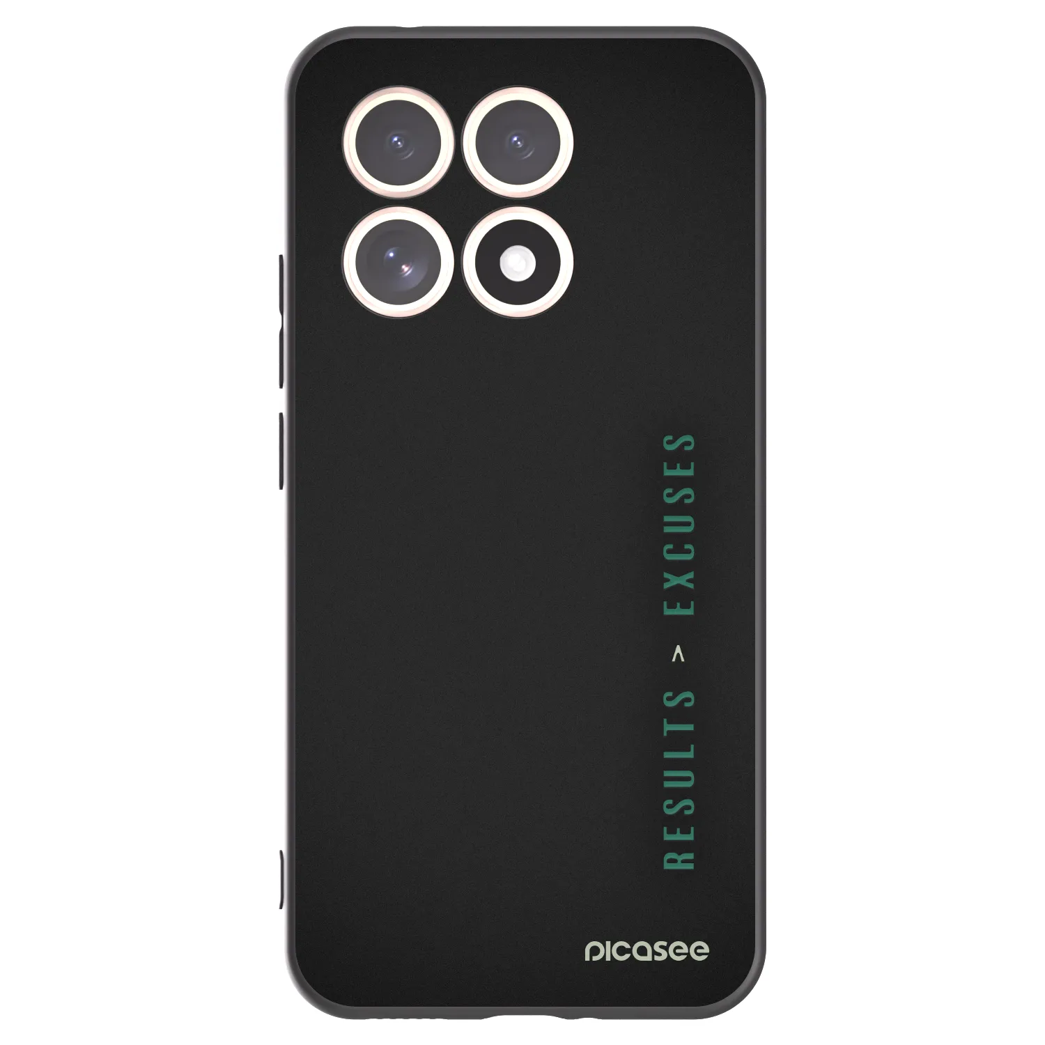 Picasee silikonowe czarne etui na Xiaomi 15T - Results x Excuses