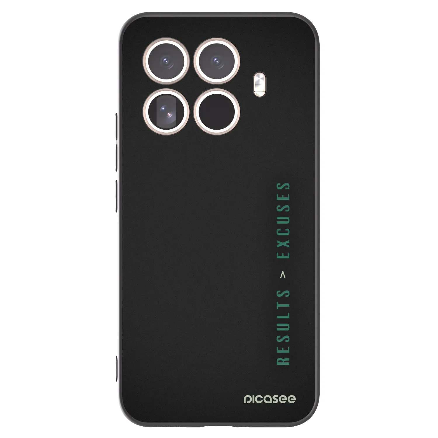 Picasee silikonowe czarne etui na Xiaomi 15T Pro - Results x Excuses