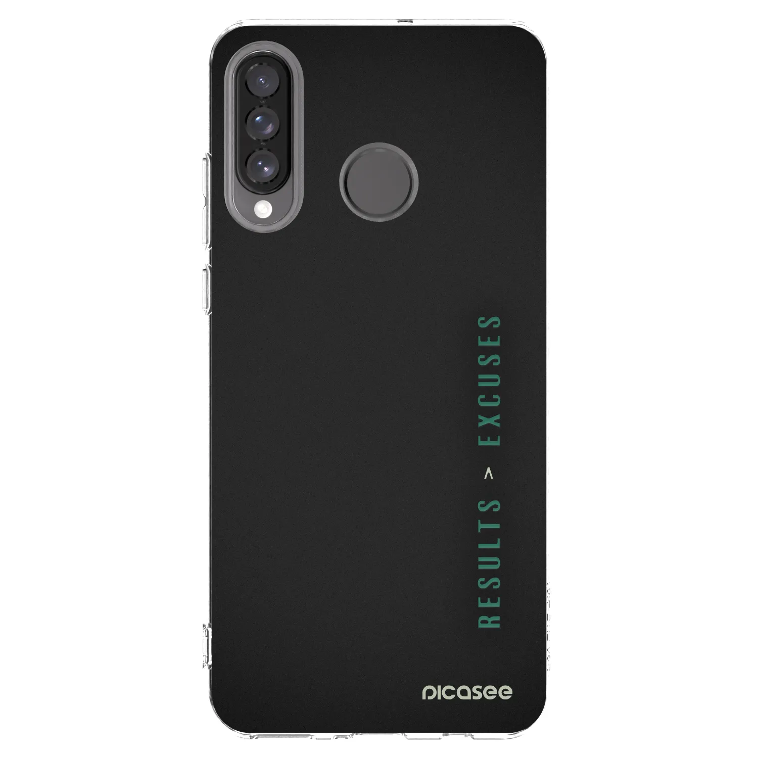 Picasee silikonowe przeźroczyste etui na Huawei P30 Lite - Results x Excuses