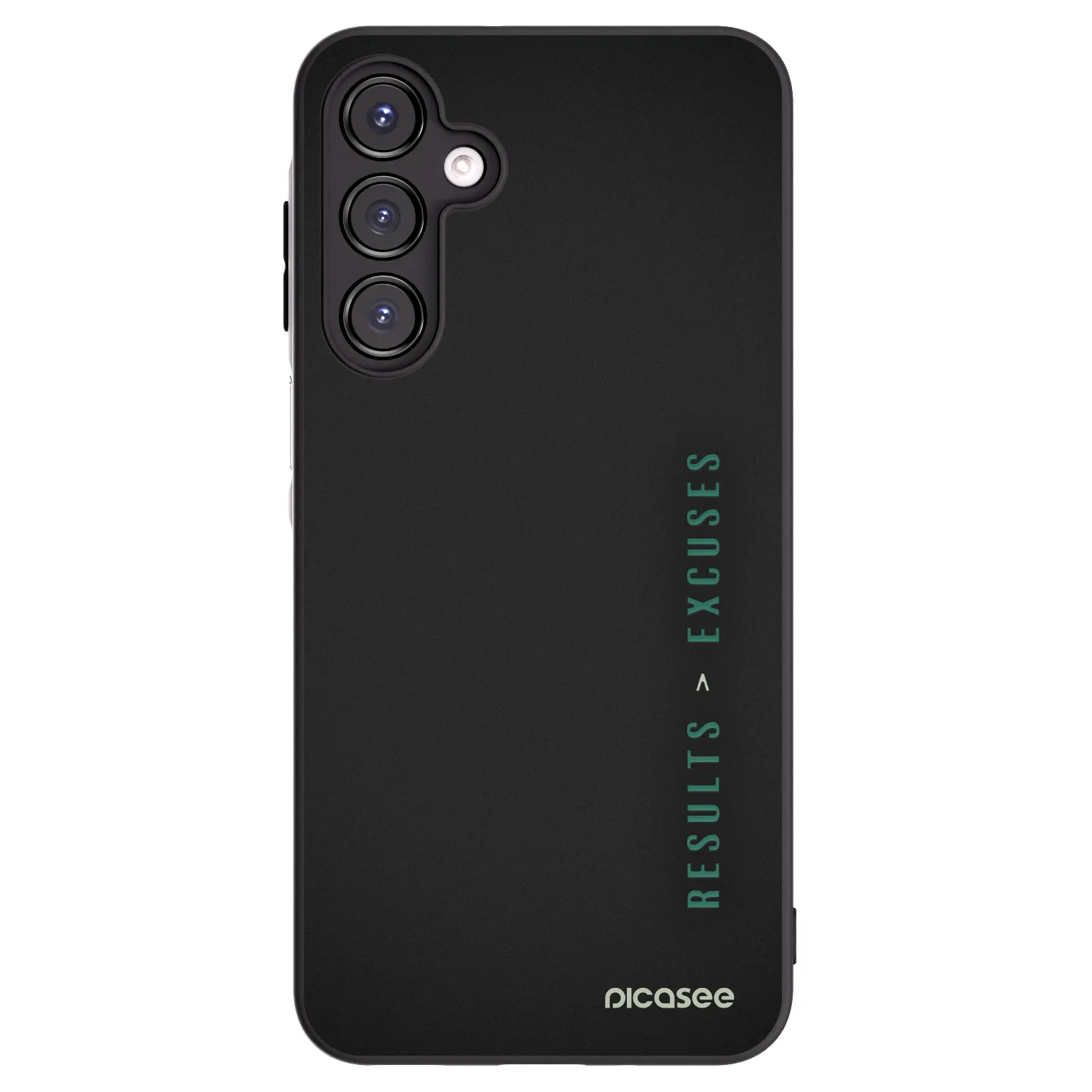 Picasee silikonowe czarne etui na Samsung Galaxy A16 4G - Results x Excuses
