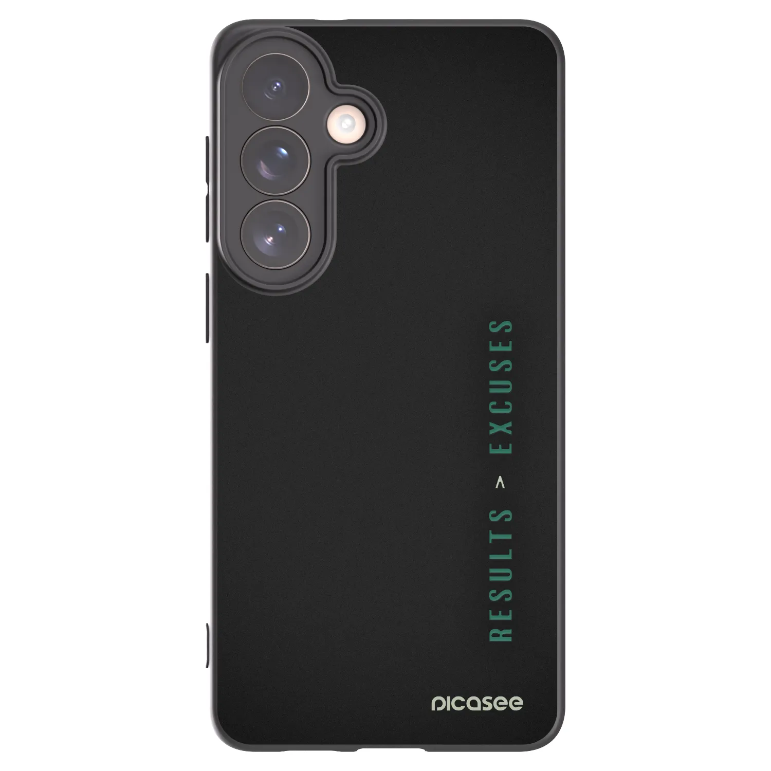Picasee silikonowe czarne etui na Samsung Galaxy S26+ - Results x Excuses