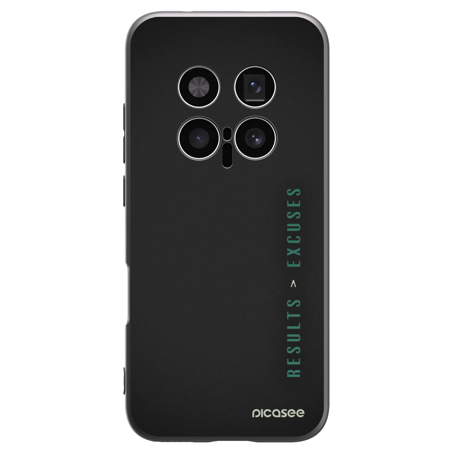 Picasee silikonowe czarne etui na Honor Magic8 Pro 5G - Results x Excuses