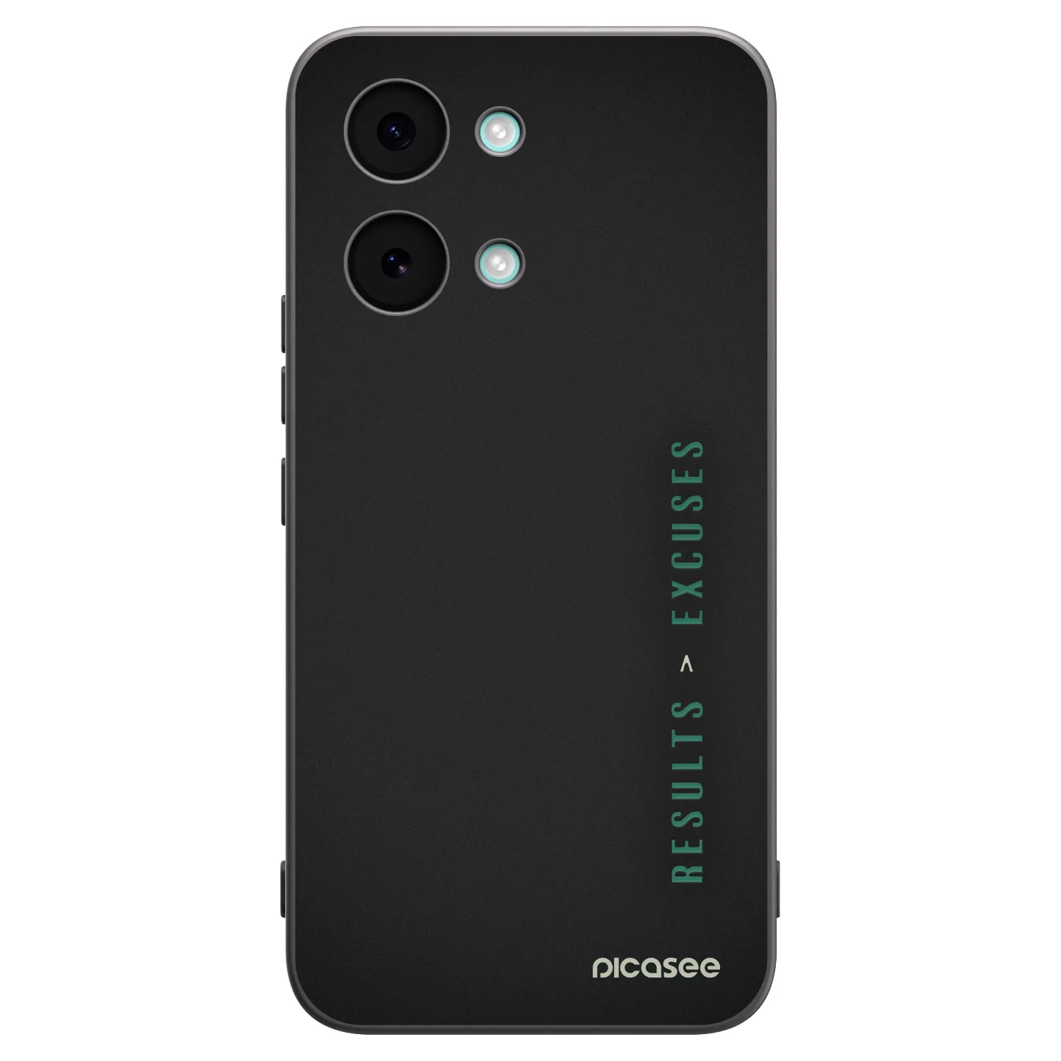 Picasee silikonowe czarne etui na Xiaomi Poco X8 Pro Max - Results x Excuses