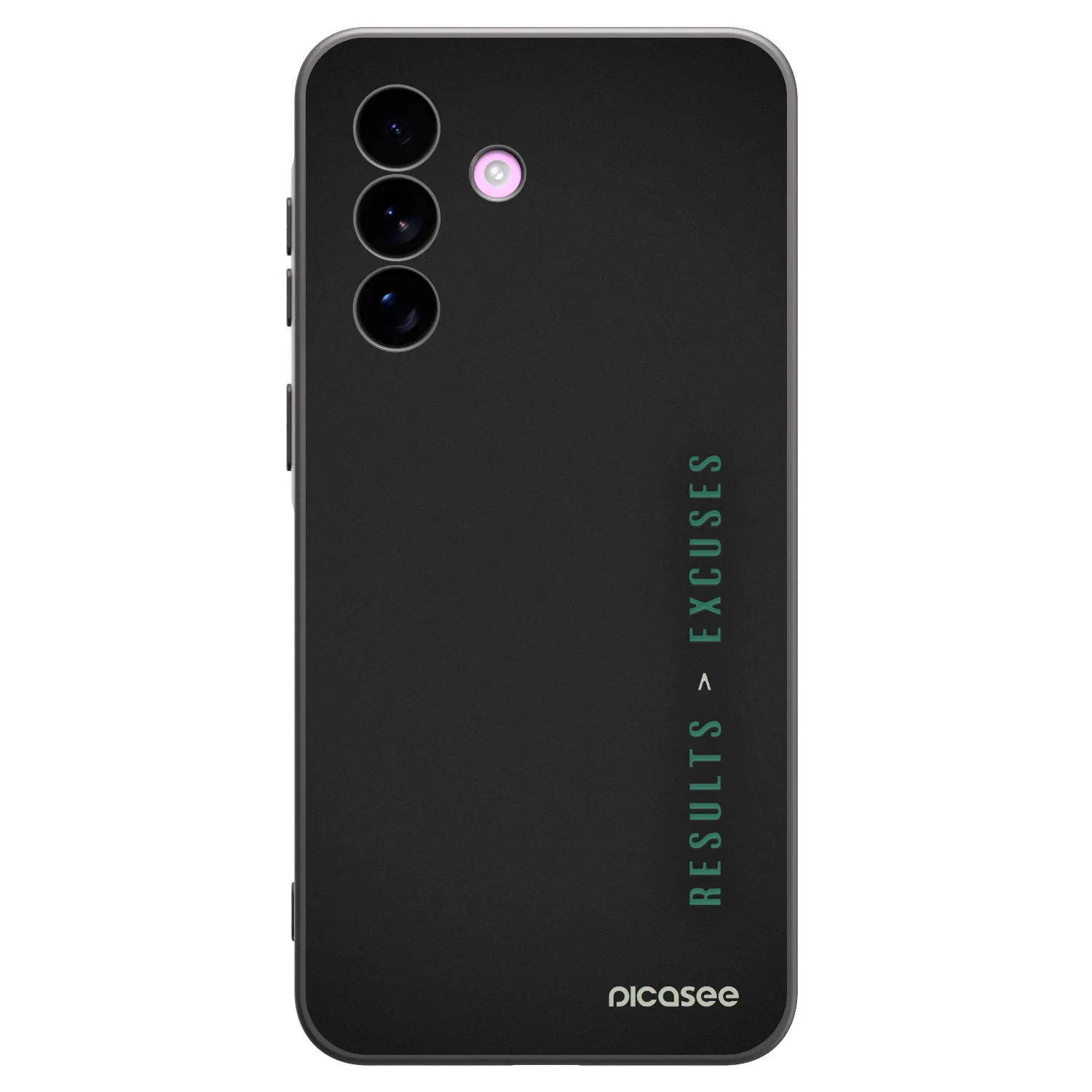 Picasee silikonowe czarne etui na Samsung Galaxy A57 5G - Results x Excuses