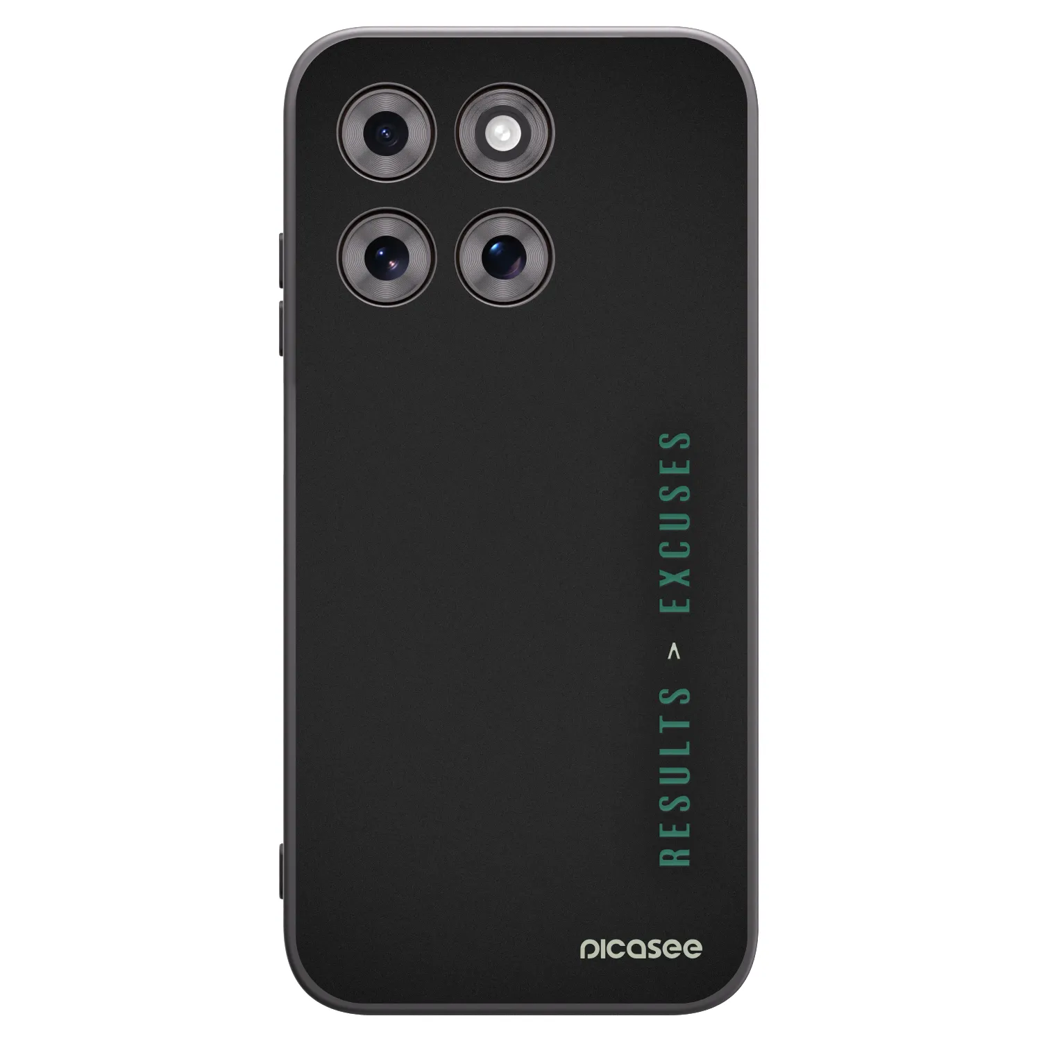 Picasee silikonowe czarne etui na Motorola Moto G77 - Results x Excuses
