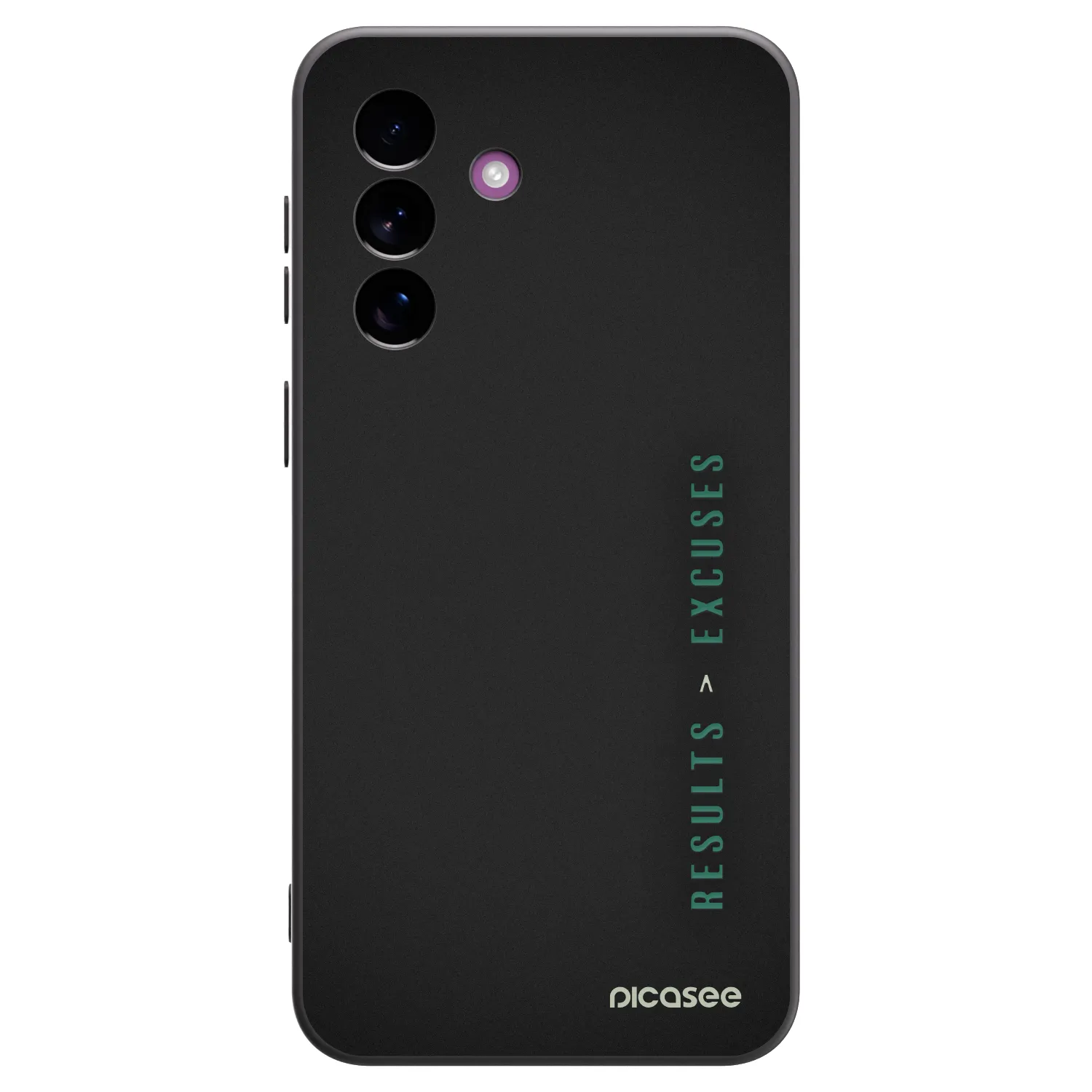 Picasee silikonowe czarne etui na Samsung Galaxy A37 - Results x Excuses