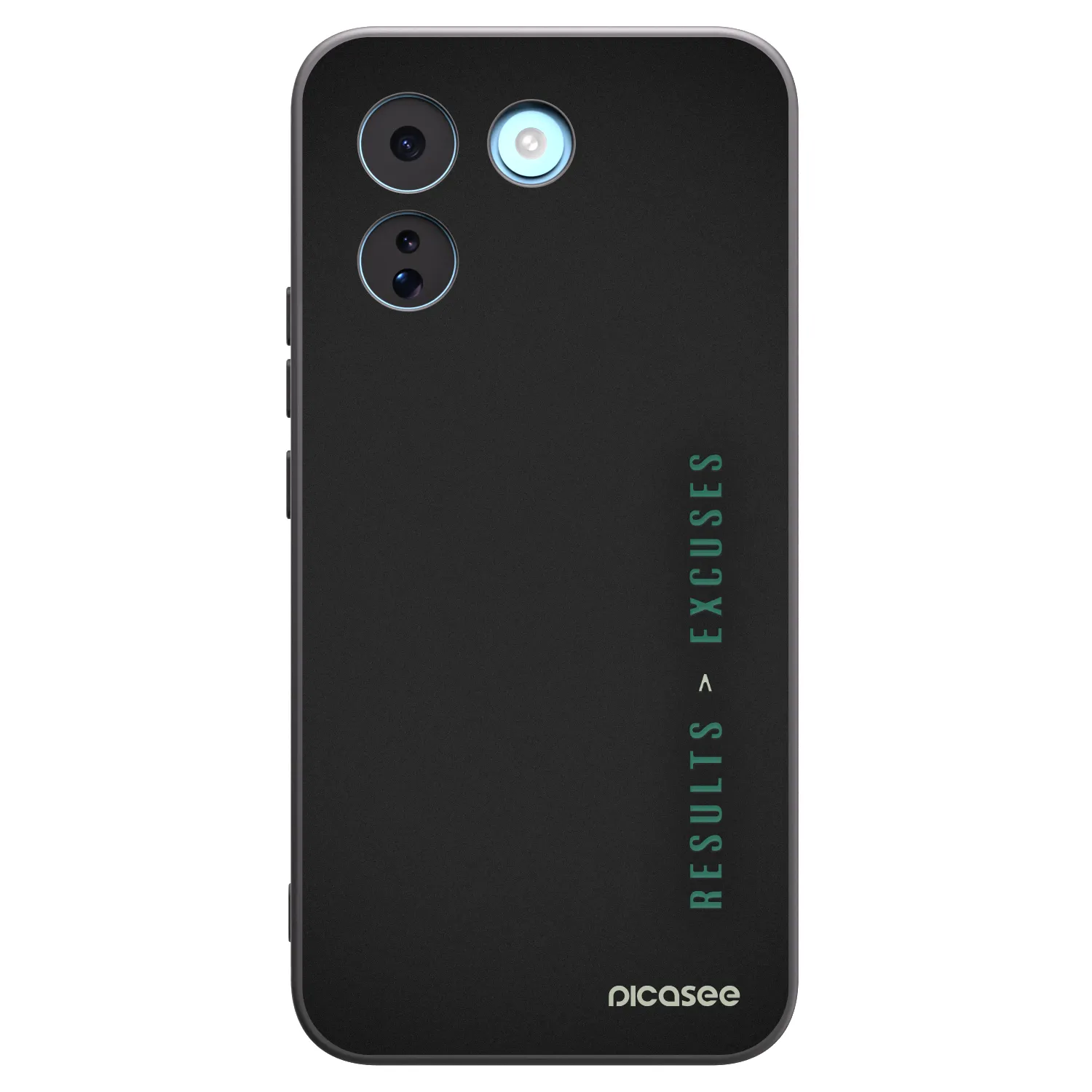 Picasee silikonowe czarne etui na Xiaomi Redmi Note 17 Pro MAX 5G - Results x Excuses