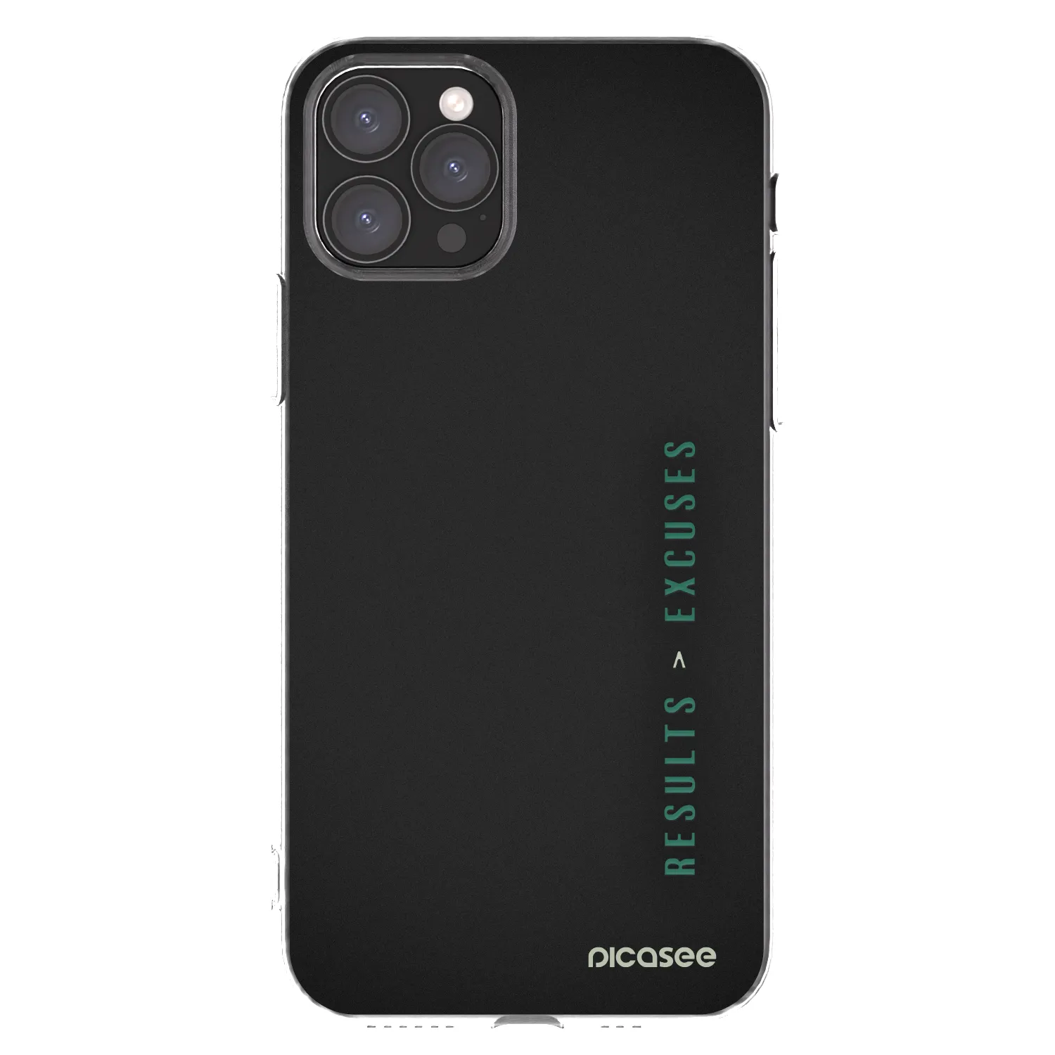 Picasee silikonowe przeźroczyste etui na Apple iPhone 11 Pro - Results x Excuses