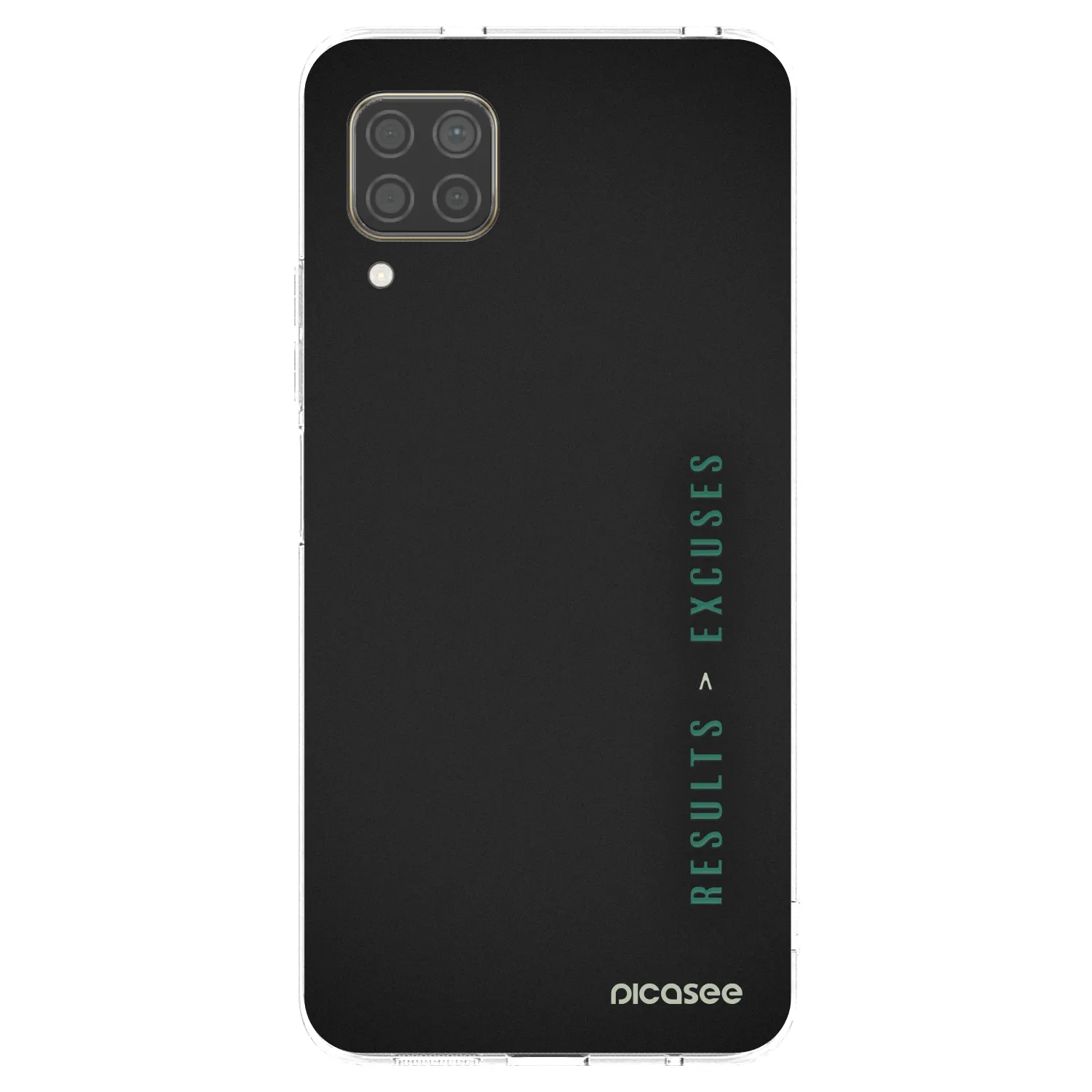 Picasee silikonowe przeźroczyste etui na Huawei P40 Lite - Results x Excuses