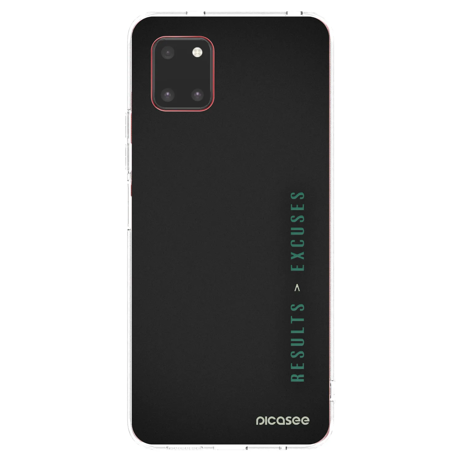 Picasee silikonowe przeźroczyste etui na Samsung Galaxy Note 10 Lite N770F - Results x Excuses