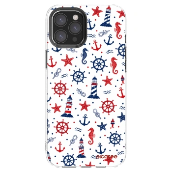 Picasee silikonowe przeźroczyste etui na Apple iPhone 12 Pro Max - Sailor Vibes
