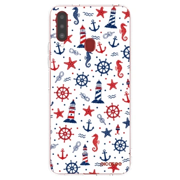 Picasee silikonowe przeźroczyste etui na Samsung Galaxy A20s - Sailor Vibes