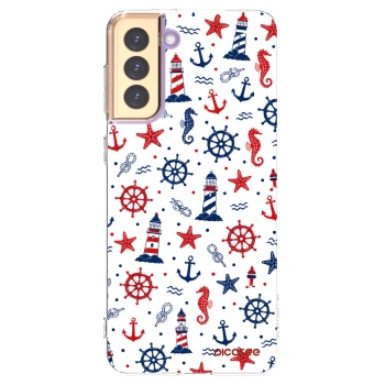 Picasee silikonowe przeźroczyste etui na Samsung Galaxy S21+ 5G G996F - Sailor Vibes