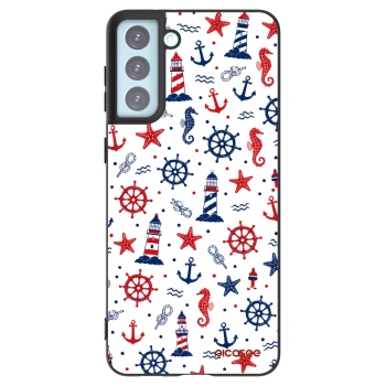 Picasee silikonowe czarne etui na Samsung Galaxy S21+ 5G G996F - Sailor Vibes