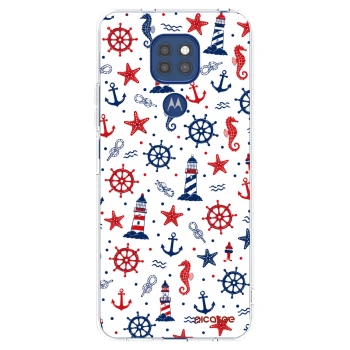 Picasee silikonowe przeźroczyste etui na Motorola Moto G9 Play - Sailor Vibes