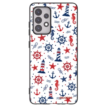 Picasee silikonowe czarne etui na Samsung Galaxy A52 5G A525F - Sailor Vibes