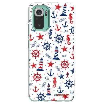 Picasee silikonowe przeźroczyste etui na Xiaomi Redmi Note 10 Pro - Sailor Vibes
