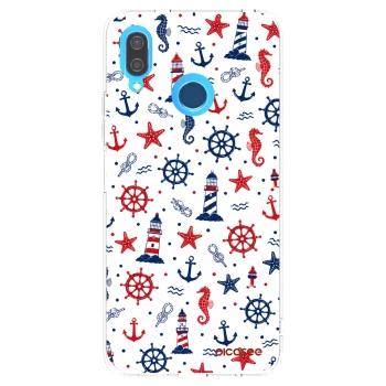 Picasee silikonowe przeźroczyste etui na Huawei P20 Lite - Sailor Vibes