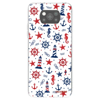 Picasee silikonowe czarne etui na Xiaomi Poco X3 Pro - Sailor Vibes