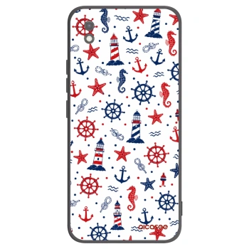 Picasee silikonowe czarne etui na Xiaomi Redmi 9AT - Sailor Vibes