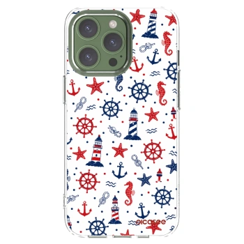 Picasee silikonowe przeźroczyste etui na Apple iPhone 13 Pro - Sailor Vibes