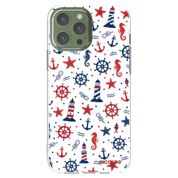 Picasee silikonowe przeźroczyste etui na Apple iPhone 13 Pro Max - Sailor Vibes