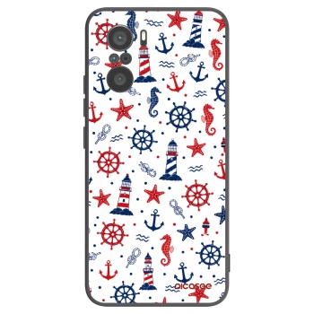 Picasee silikonowe czarne etui na Xiaomi Poco F3 - Sailor Vibes