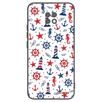 Picasee silikonowe czarne etui na Xiaomi Redmi Note 9T - Sailor Vibes