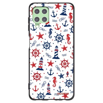 Picasee silikonowe czarne etui na Samsung Galaxy A22 A225F 4G - Sailor Vibes