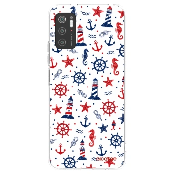 Picasee silikonowe przeźroczyste etui na Xiaomi Poco M3 Pro 5G - Sailor Vibes