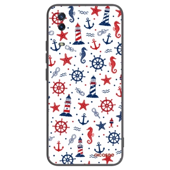 Picasee silikonowe czarne etui na Vivo Y11s - Sailor Vibes