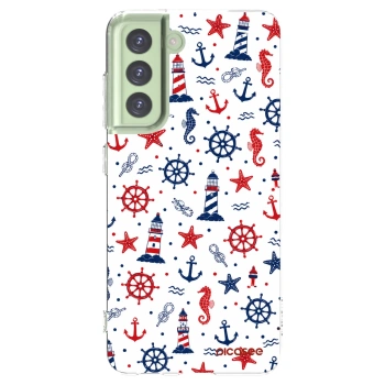 Picasee silikonowe przeźroczyste etui na Samsung Galaxy S21 FE 5G - Sailor Vibes