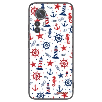 Picasee silikonowe czarne etui na Xiaomi 12 Pro - Sailor Vibes