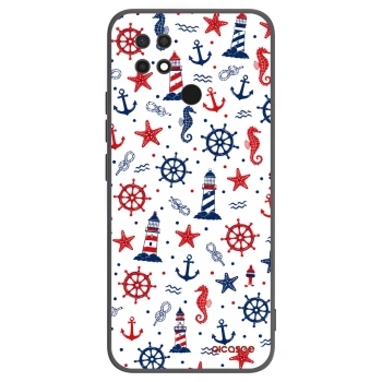 Picasee silikonowe czarne etui na Xiaomi Redmi 10C - Sailor Vibes