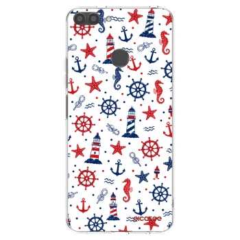 Picasee silikonowe przeźroczyste etui na Huawei P Smart - Sailor Vibes