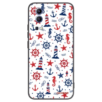 Picasee silikonowe czarne etui na Vivo Y52 5G - Sailor Vibes