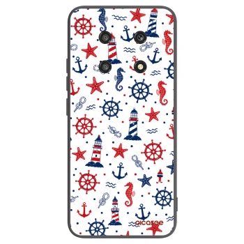 Picasee silikonowe czarne etui na Honor Magic4 Lite 5G - Sailor Vibes