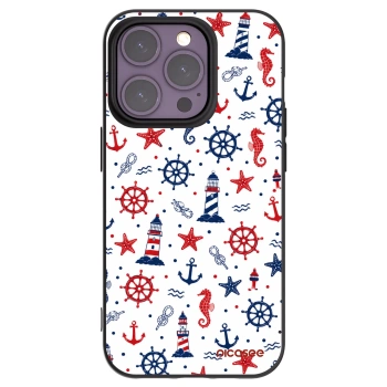 Picasee silikonowe czarne etui na Apple iPhone 14 Pro - Sailor Vibes