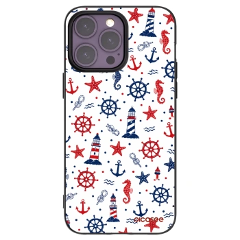 Picasee silikonowe czarne etui na Apple iPhone 14 Pro Max - Sailor Vibes