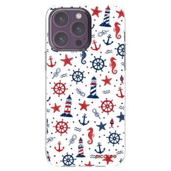 Picasee silikonowe przeźroczyste etui na Apple iPhone 14 Pro Max - Sailor Vibes