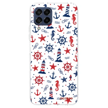 Picasee silikonowe przeźroczyste etui na Samsung Galaxy M53 5G - Sailor Vibes