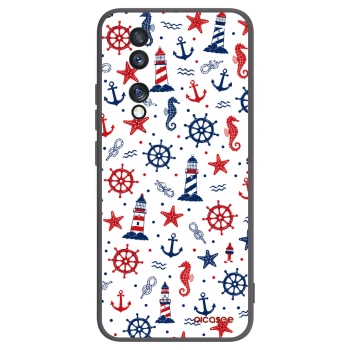 Picasee silikonowe czarne etui na Honor 70 - Sailor Vibes