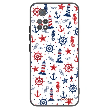 Picasee silikonowe czarne etui na Xiaomi Poco M4 Pro - Sailor Vibes