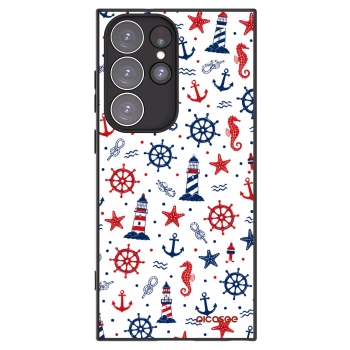Picasee silikonowe czarne etui na Samsung Galaxy S23 Ultra 5G - Sailor Vibes
