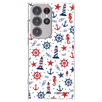 Picasee silikonowe przeźroczyste etui na Samsung Galaxy S23 Ultra 5G - Sailor Vibes
