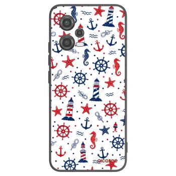 Picasee silikonowe czarne etui na Xiaomi Poco X5 - Sailor Vibes