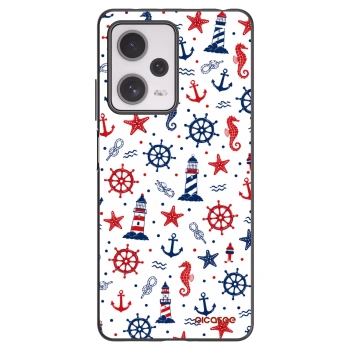 Picasee silikonowe czarne etui na Xiaomi Redmi Note 12 Pro+ 5G - Sailor Vibes
