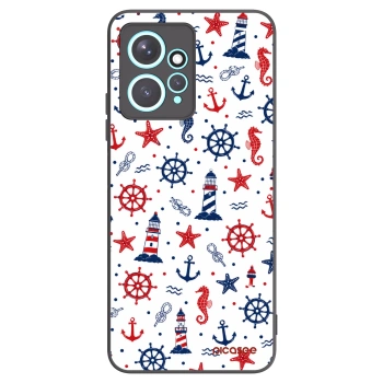 Picasee silikonowe czarne etui na Xiaomi Redmi Note 12 4G - Sailor Vibes