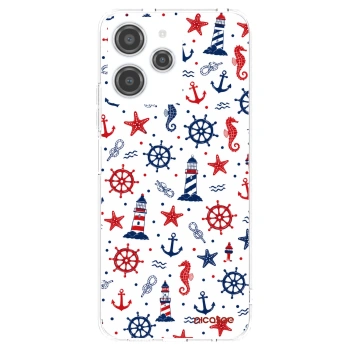 Picasee silikonowe przeźroczyste etui na Xiaomi Redmi 12 4G - Sailor Vibes